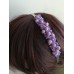 Диадема за коса Ariel - цвят лилаво